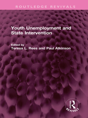 cover image of Youth Unemployment and State Intervention